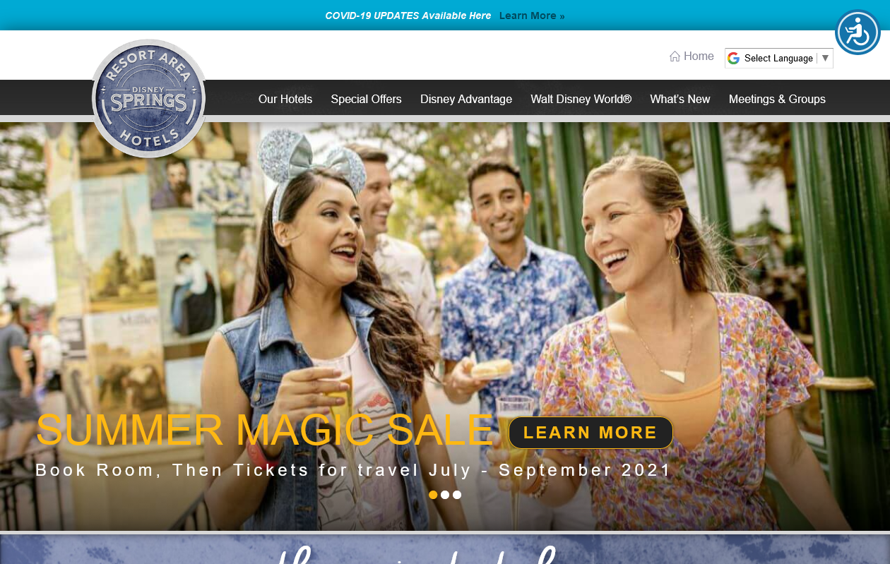 DISNEY SPRINGS® Resort Area Hotels In Orlando